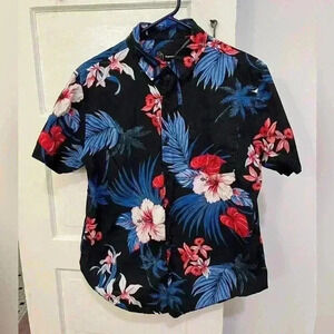 Button Down Polo Hawaiian‎ shirt